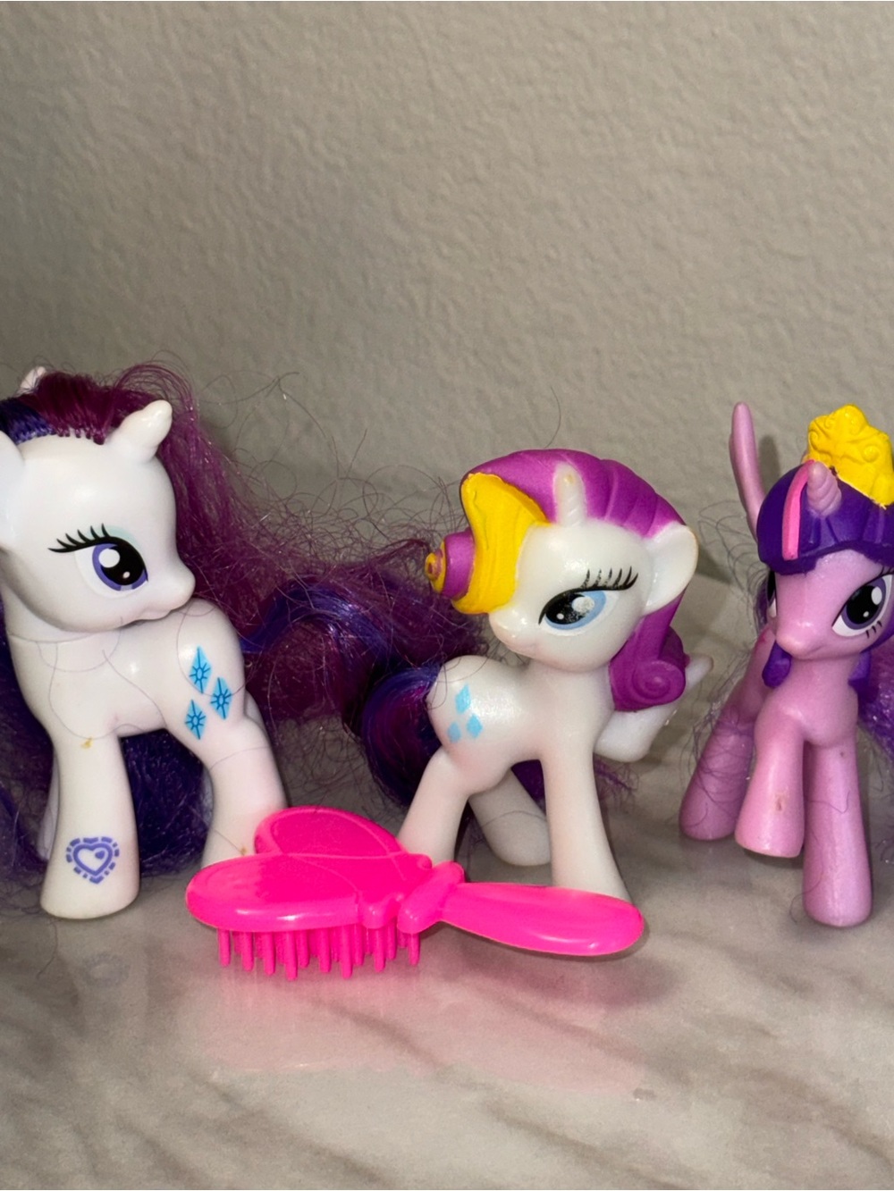 3 my little pony horses